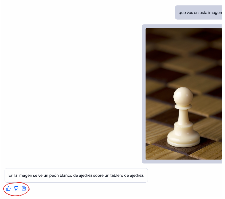 Iconos de la respuesta