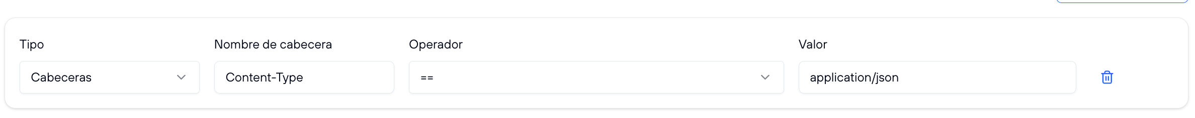 Etiqueta de cabeceras