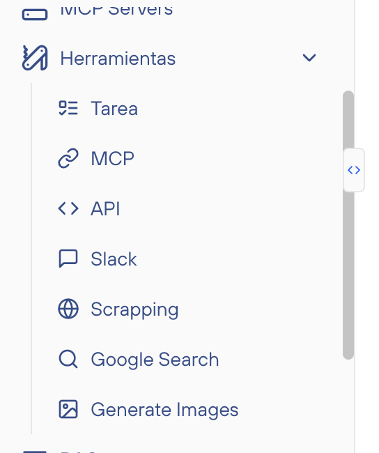 Filtro de herramientas