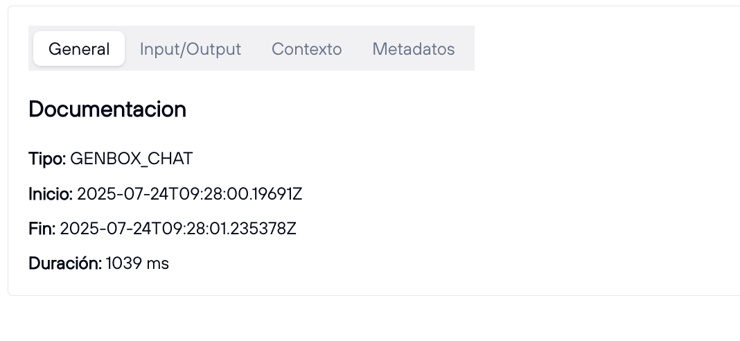 Pestaña General de detalles